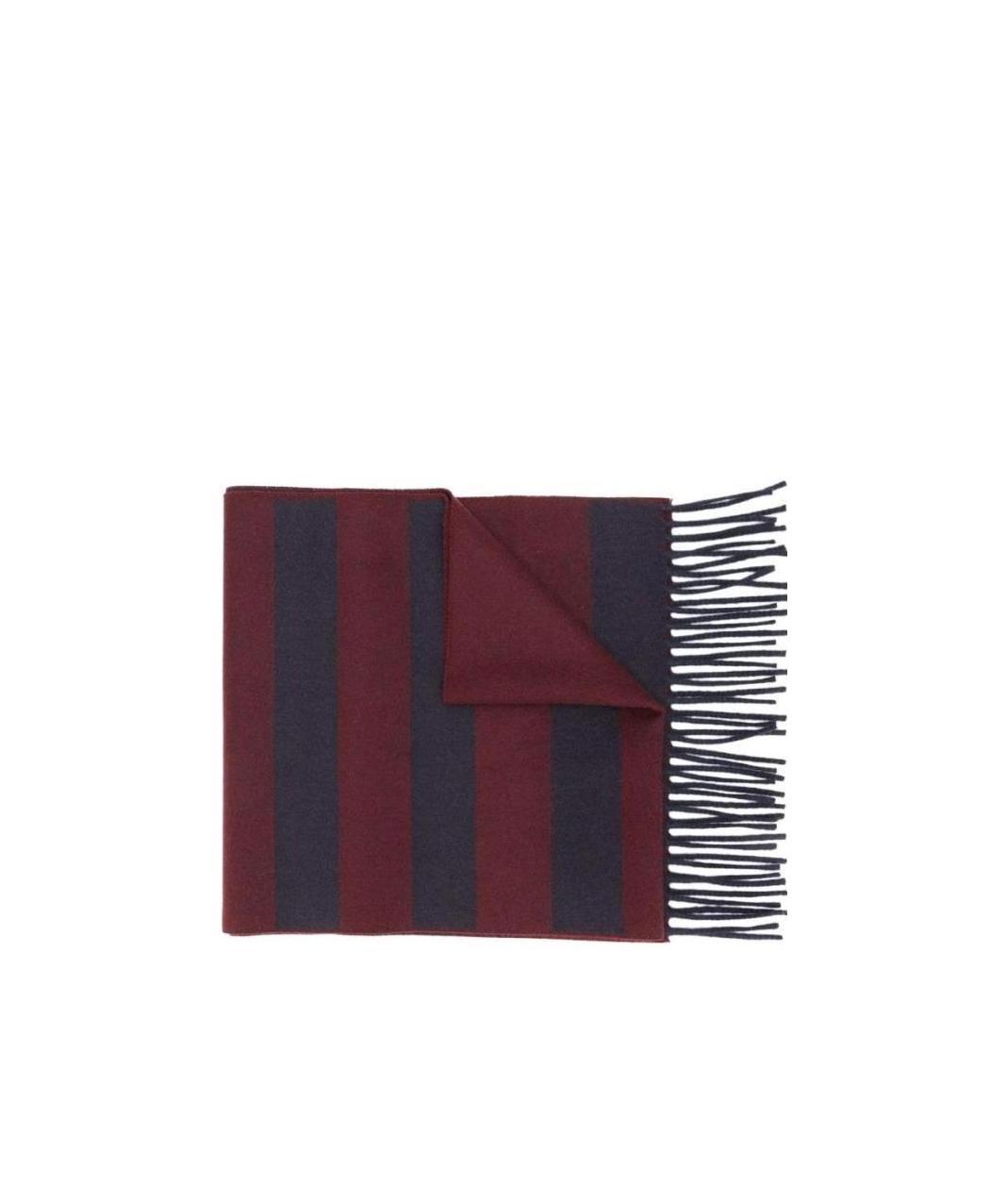 Ferragamo Check Color Matching Scarf In Red