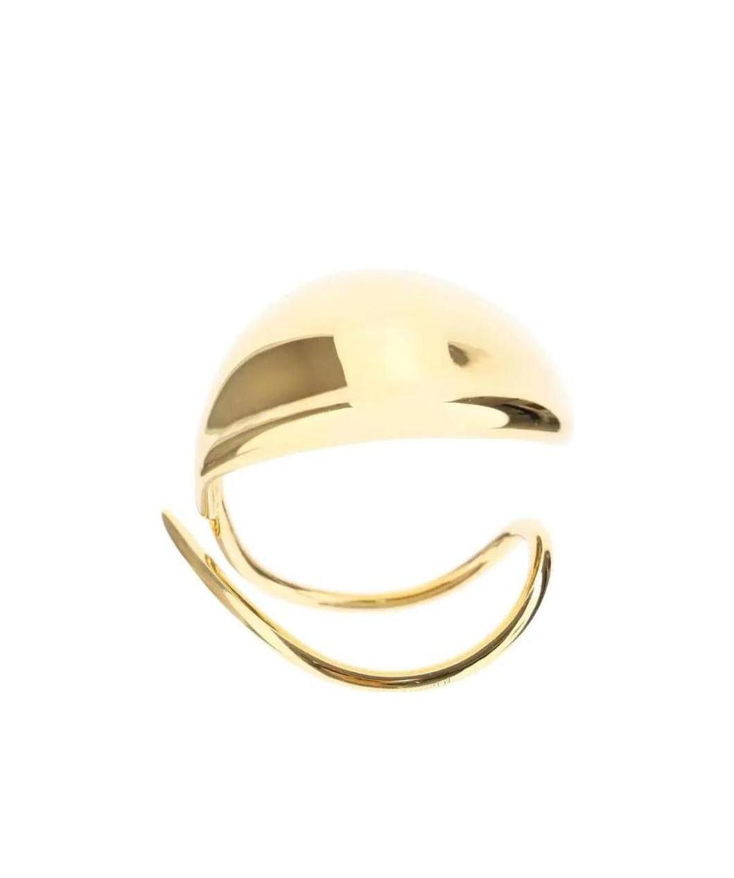Bottega Veneta Oval Shape Cuff Bracelet In Yellow