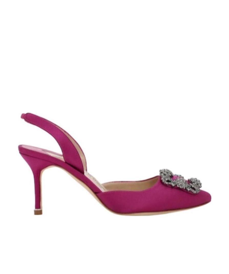 Manolo Blahnik Logo 'hangisli' High Heels