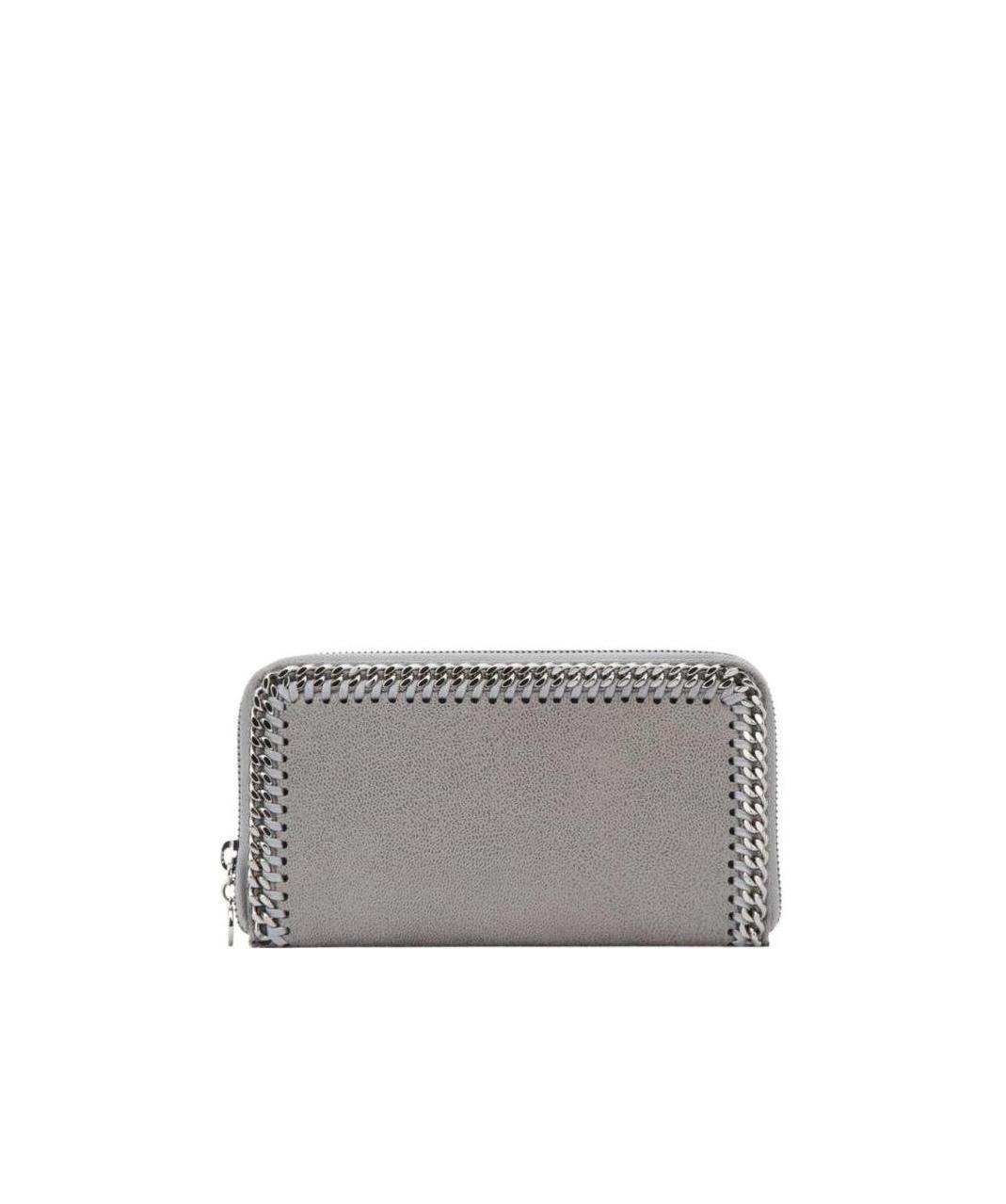 Stella Mccartney Falabella Wallet In Gray