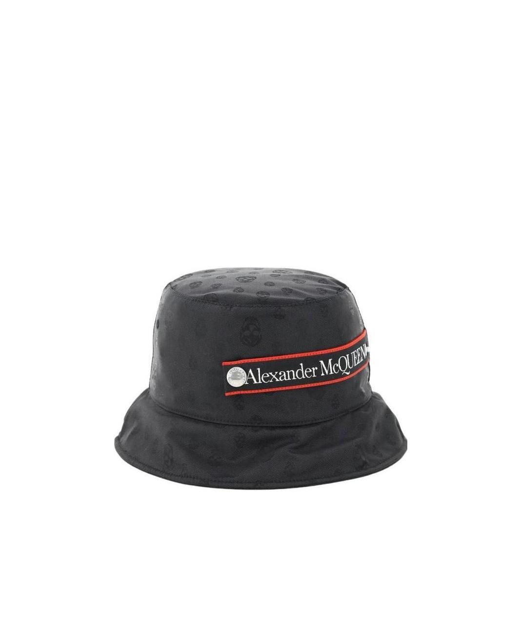 Alexander Mcqueen Logo-embellished Jacquard Bucket Hat In Black