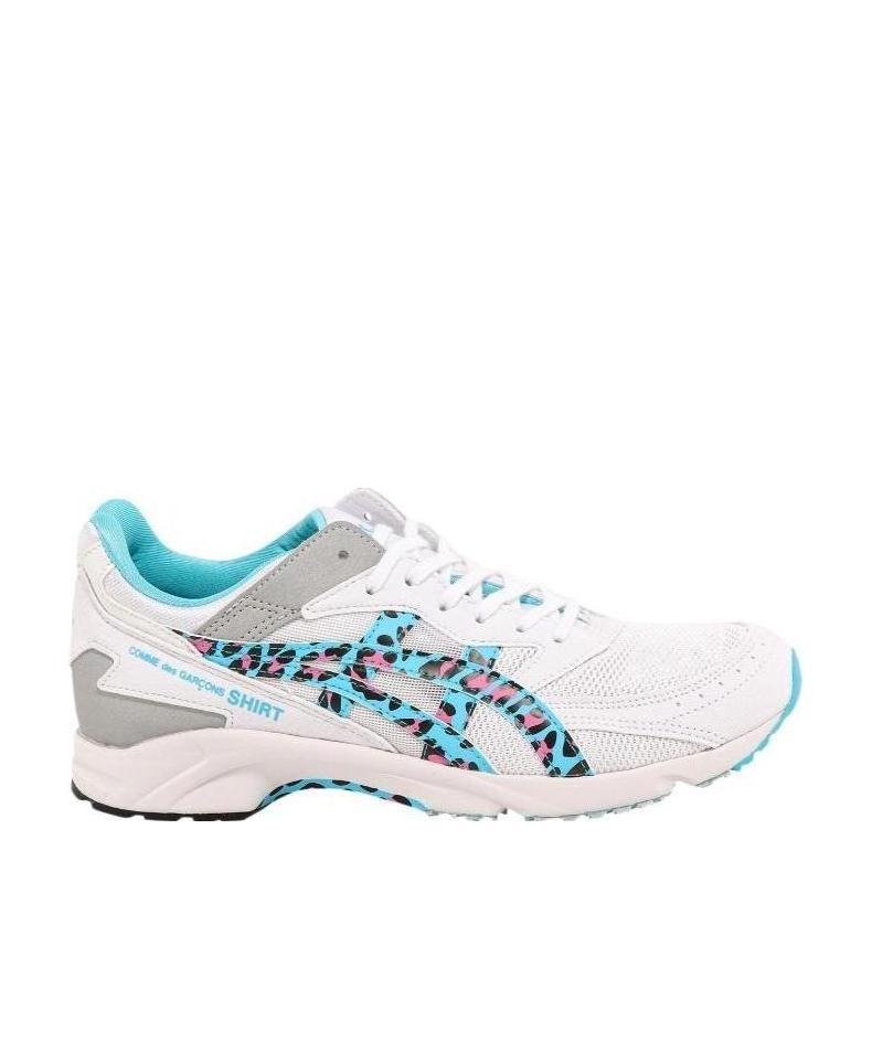 Comme Des Garçons Leopard-print Low-top Sneakers In White