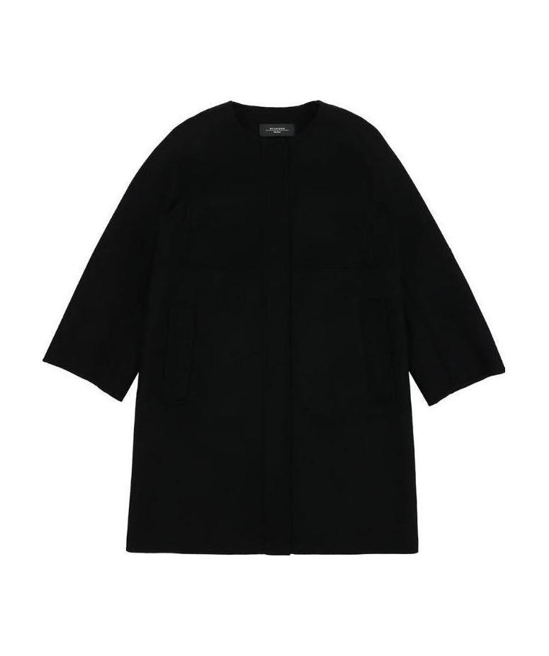 WEEKEND MAX MARA ROUND-NECK COAT