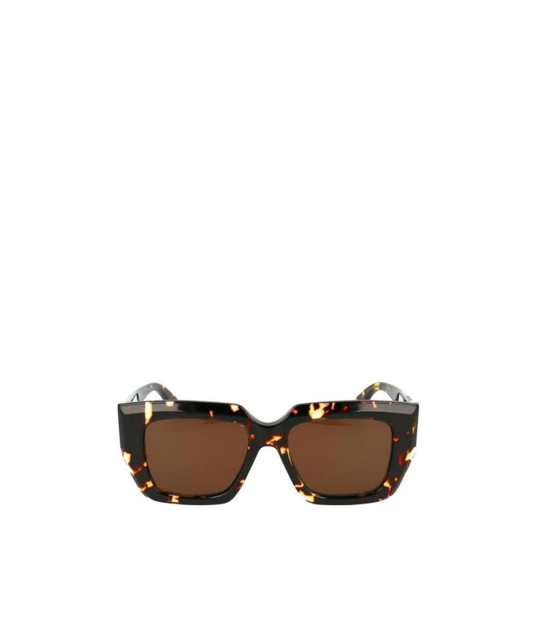 Bottega Veneta Acetate Havana Sunglasses In Brown