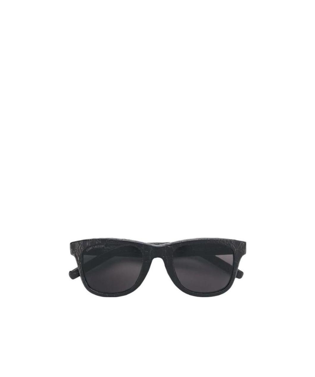 Saint Laurent Square Frame Sunglasses In Black