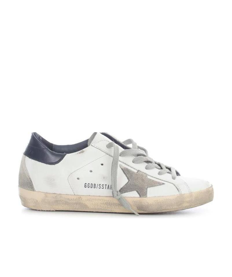Golden Goose Superstar Lace-up Sneakers In White