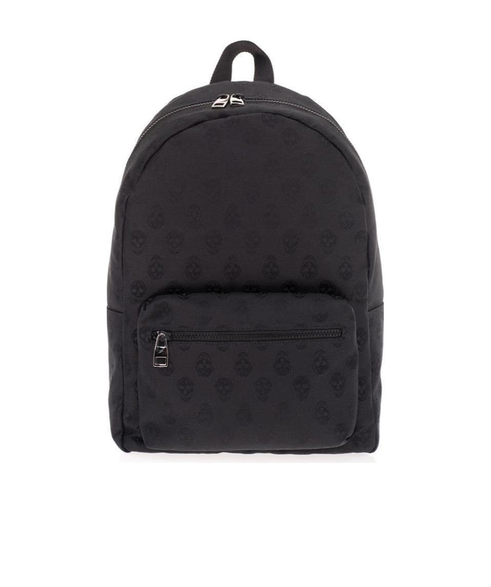 ALEXANDER MCQUEEN ZIP-AROUND SKULL BACKPACK