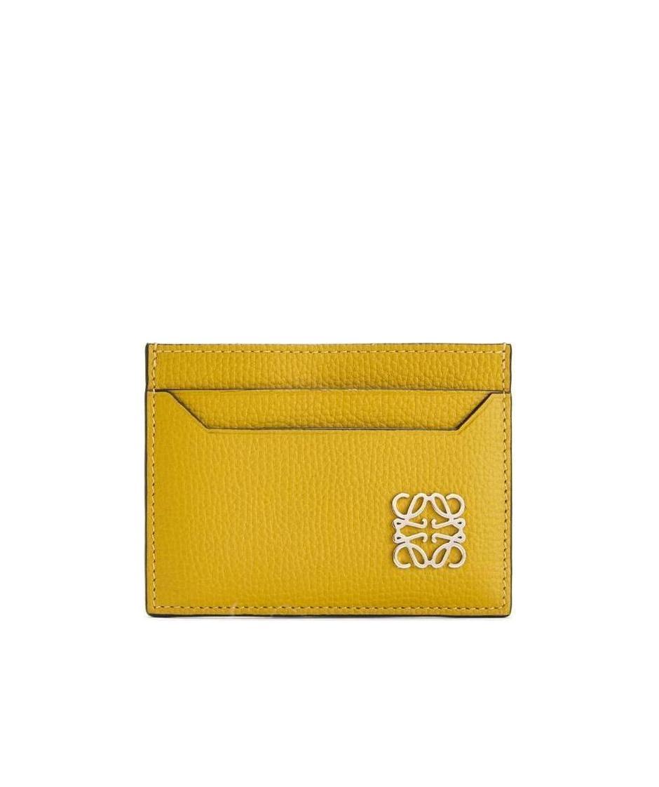 Loewe Logo Card Bag Wallet In Gray