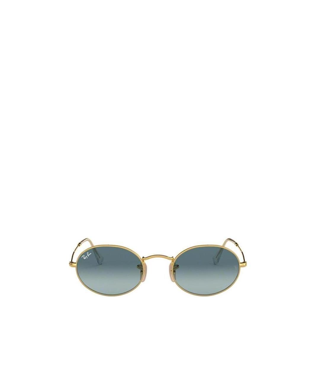 Ray Ban 3547 Oval Sunglasses In Green