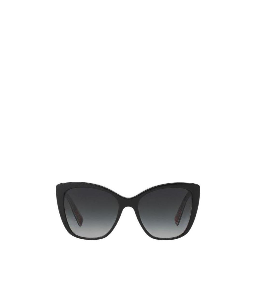 Dolce & Gabbana Logo Sunglasses In Black