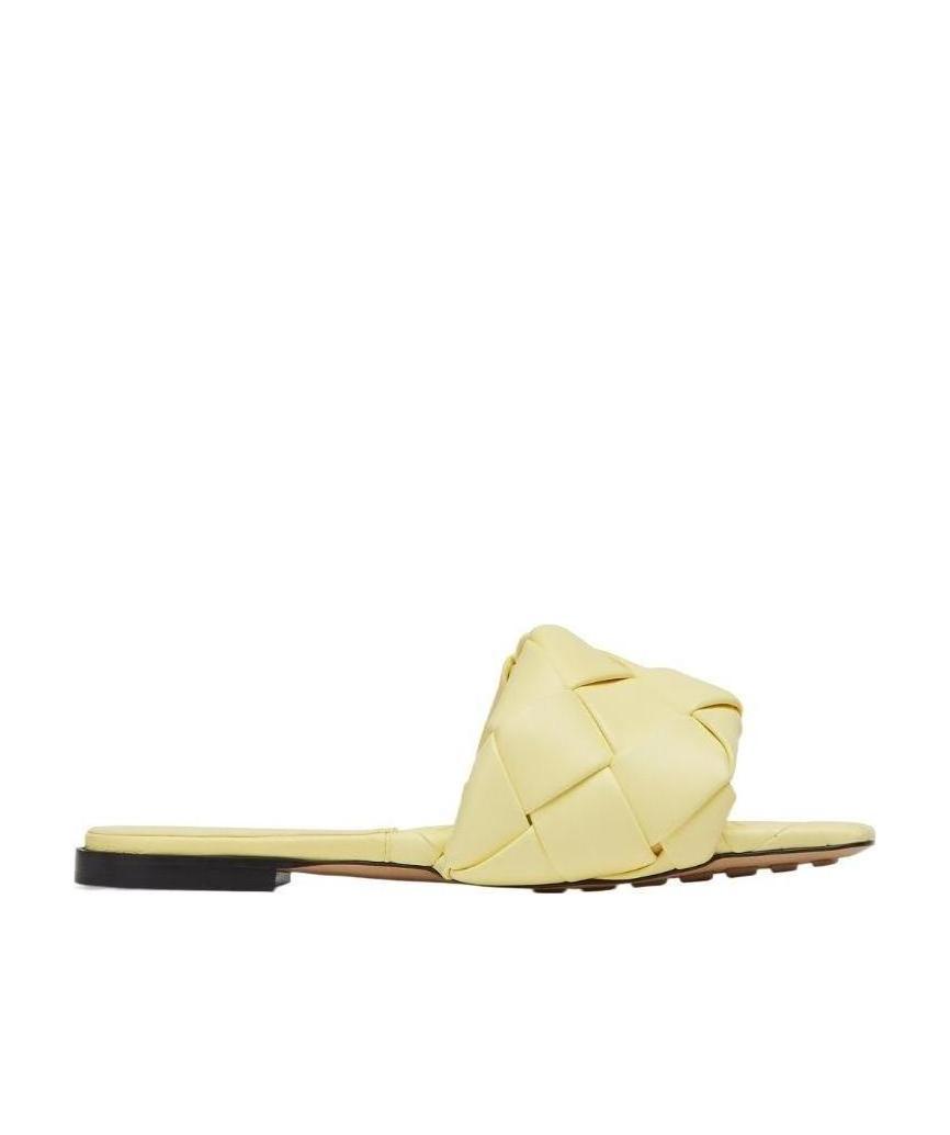 Bottega Veneta Lido Flat Sandal Lemonade In Yellow