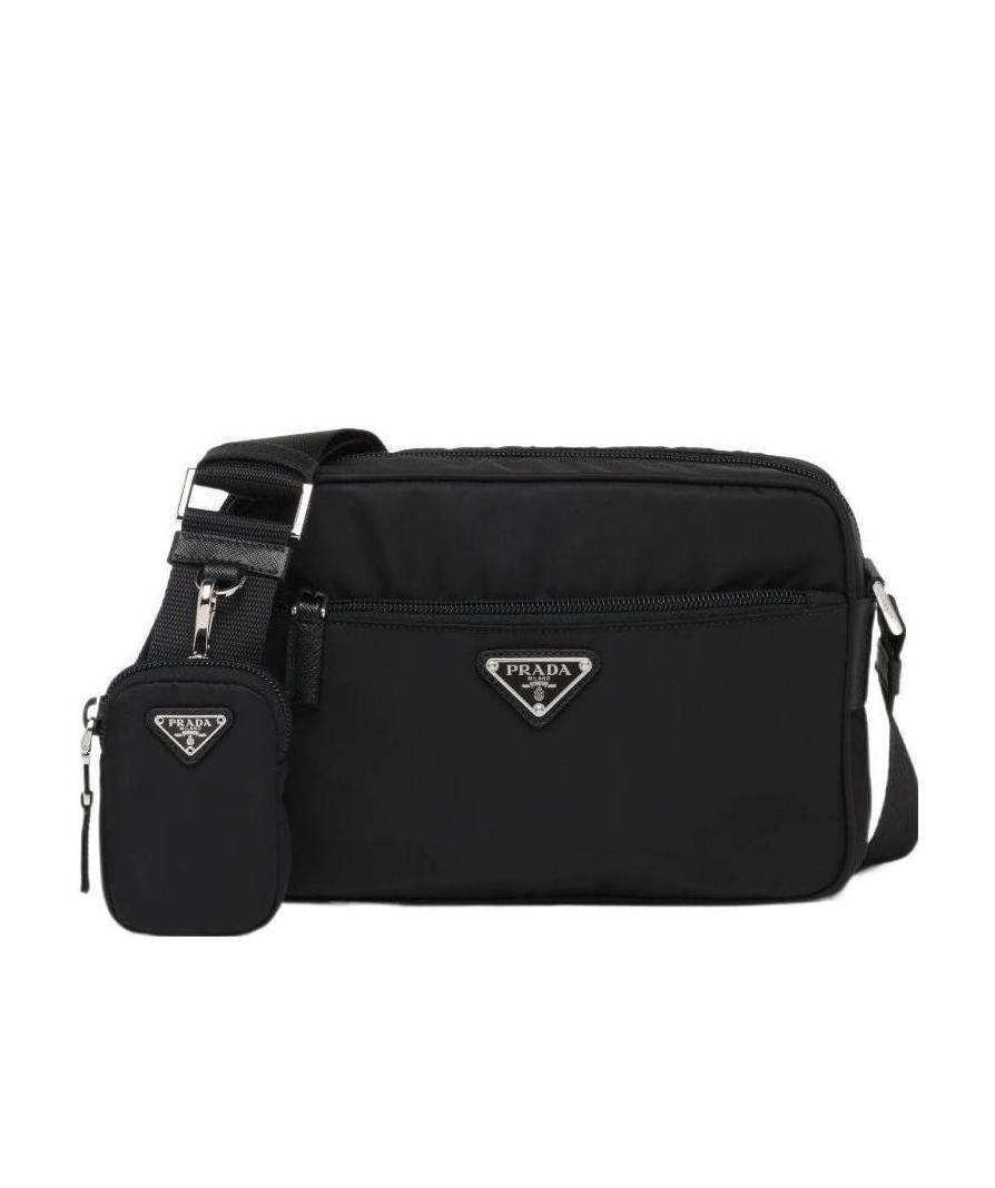 Prada Womens Black Re-nylon Recycled-nylon Shoulder Bag In Black