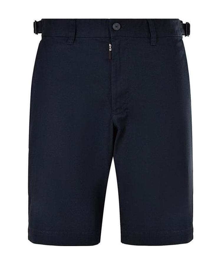 Emporio Armani Logo Printed Shorts In Black