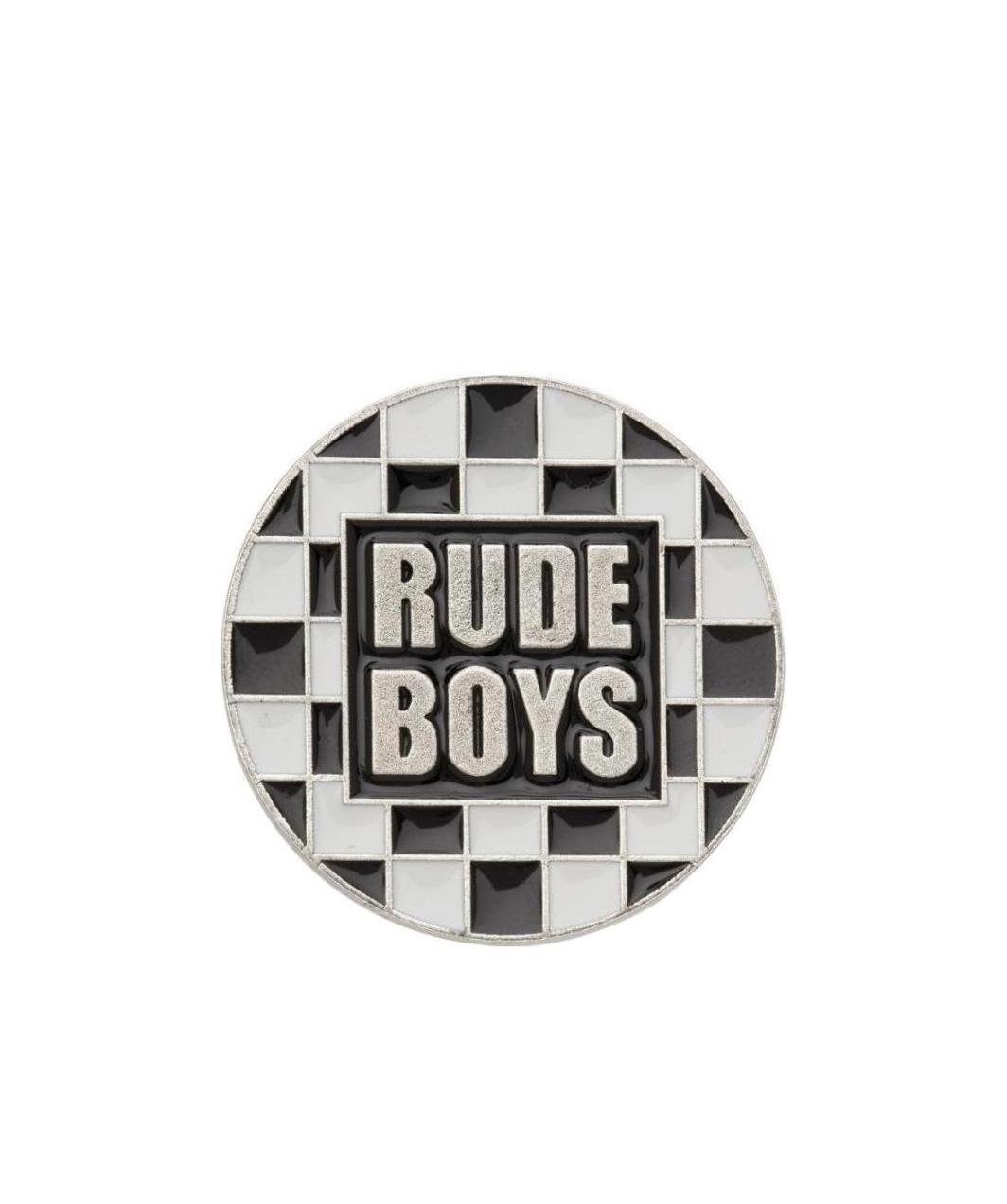 Saint Laurent Multicolor Rude Boys Brooch In White