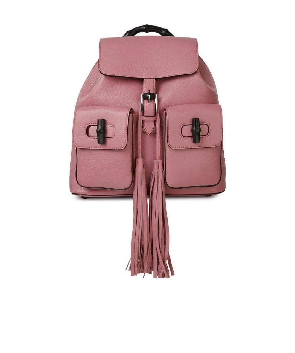 Gucci Grain Logo Backpack In Pink