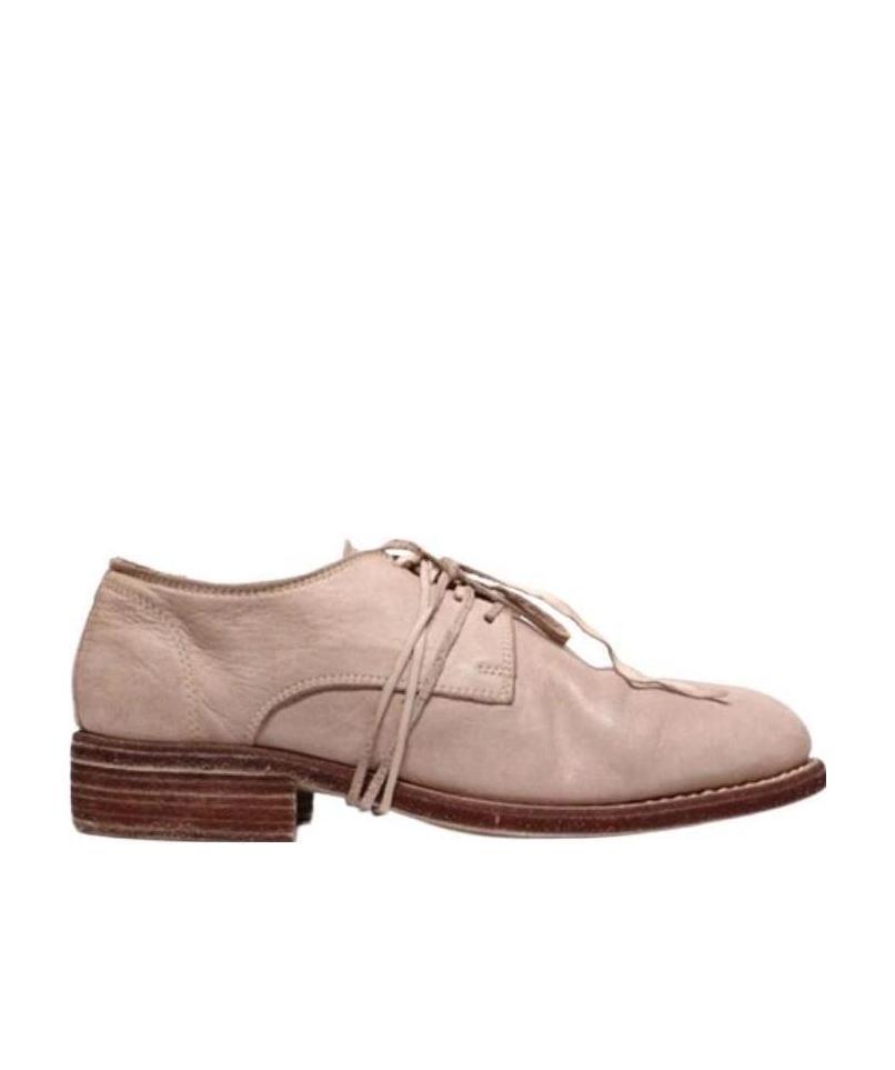 Guidi 992 Lacing Oxford Shoes In Nude