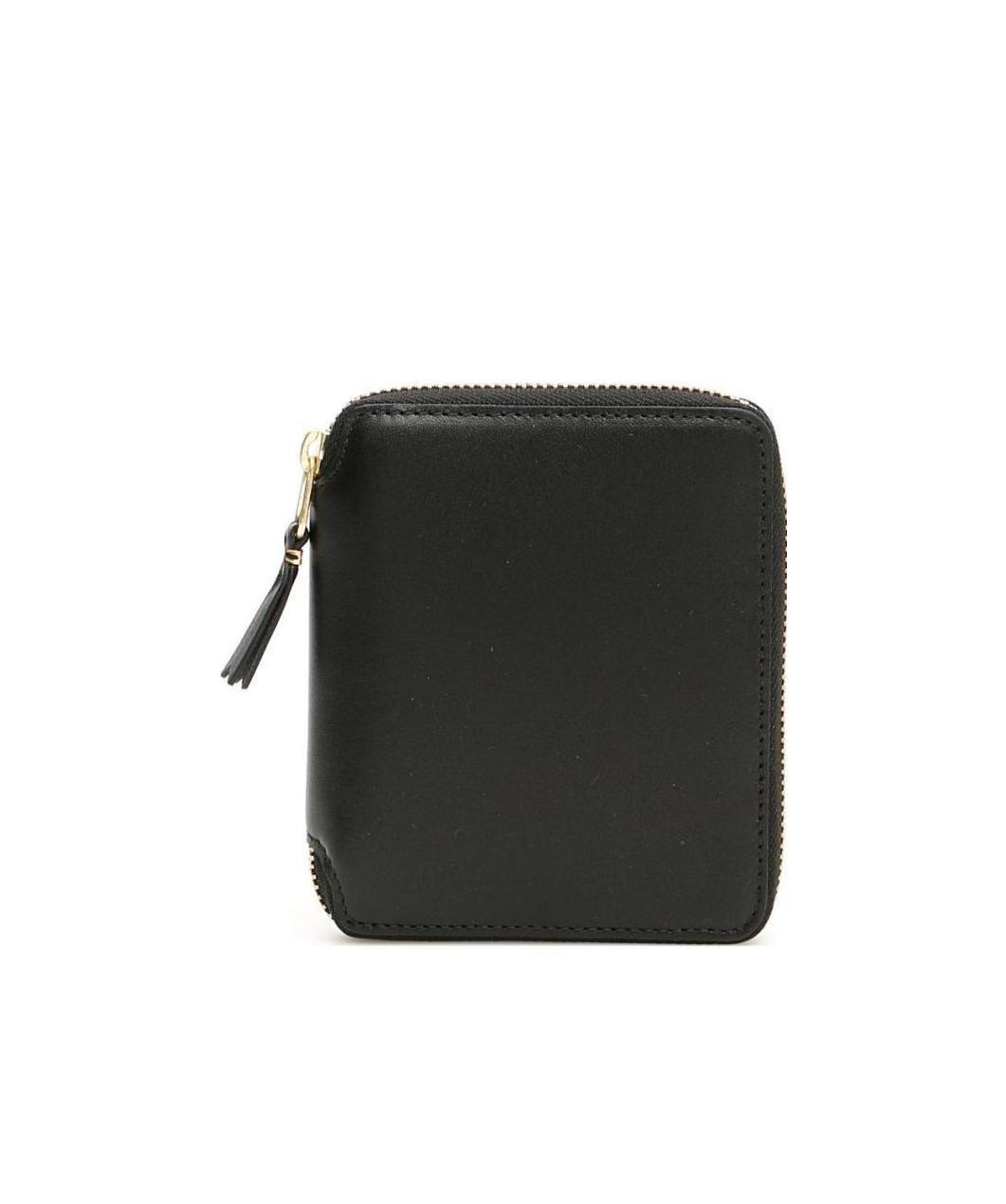 COMME DES GARÇONS ZIP-AROUND LEATHER WALLET