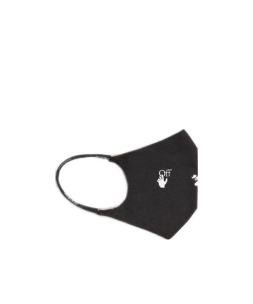 Off-white Swimm Logo-print Face Mask In Black