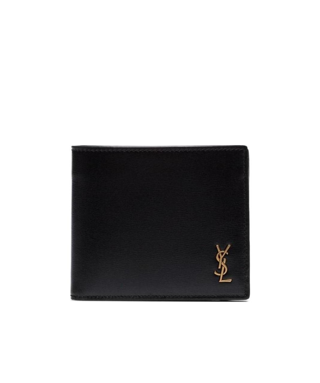 Saint Laurent Clean Lines Bi-fold Horizontal Wallet In Black