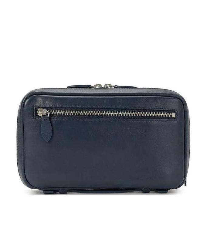 Emporio Armani Logo Details Handbag In Black