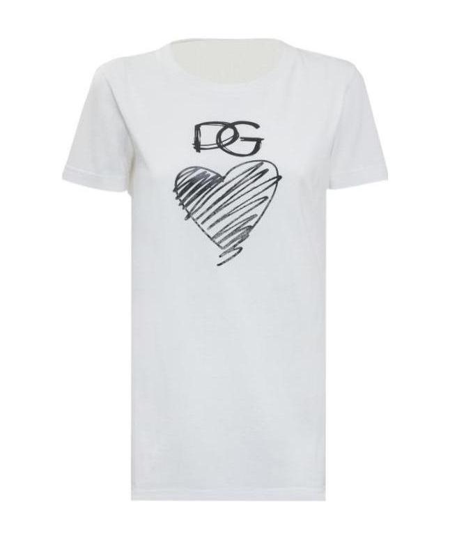 Dolce & Gabbana Logo-print T-shirt In White