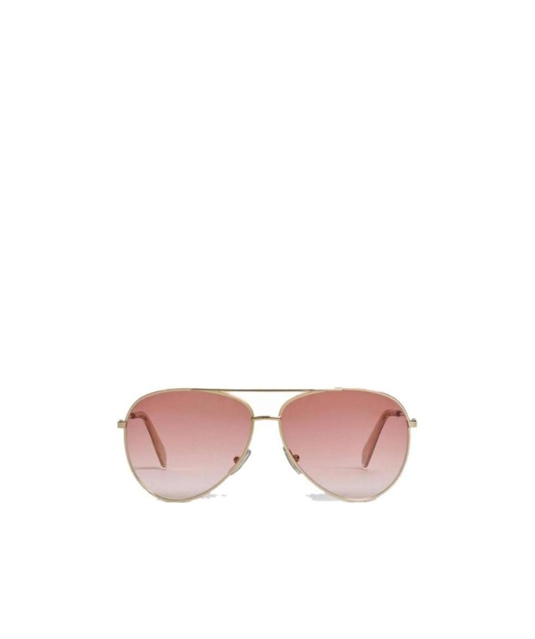Celine Gradient Aviator Sunglasses In Pink