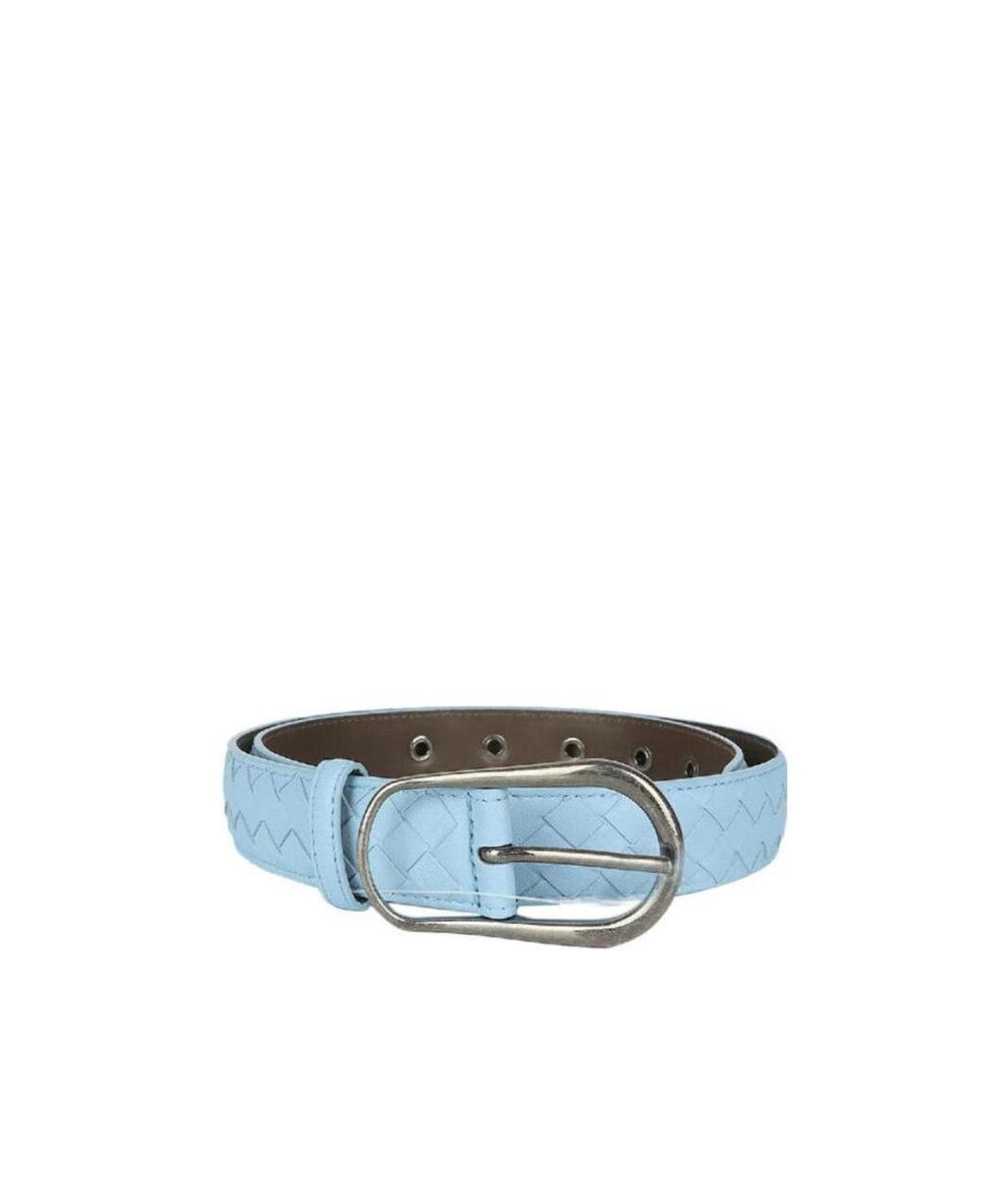 Bottega Veneta Weave A Belt In Blue