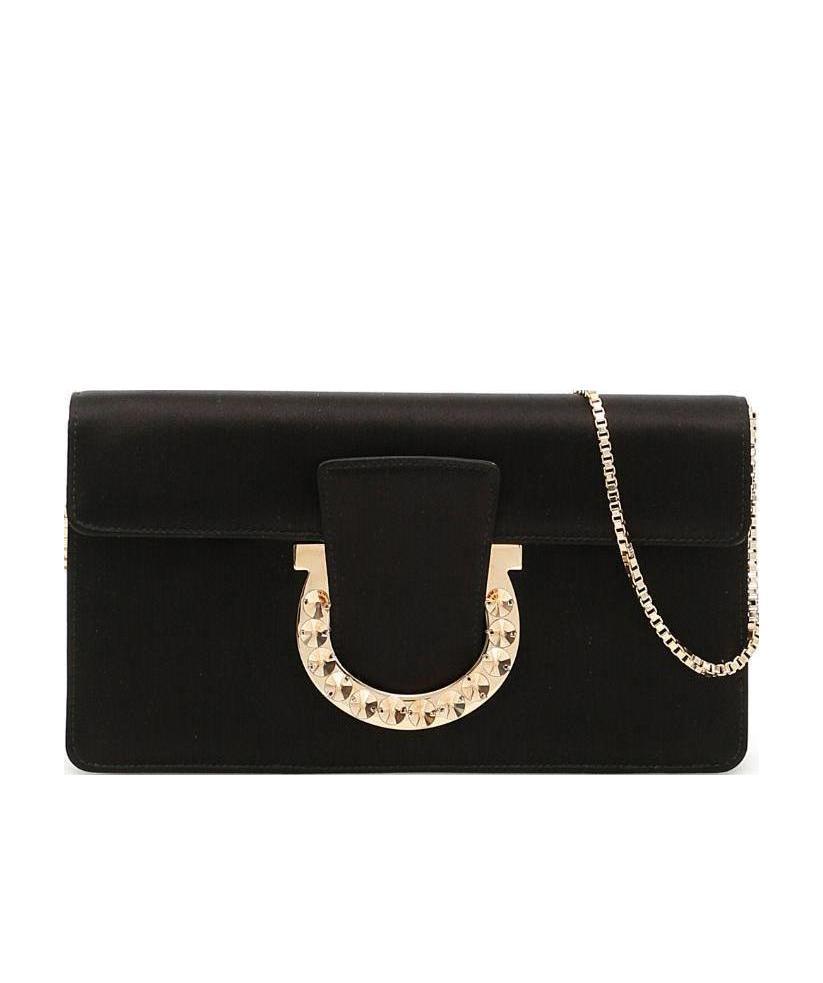 FERRAGAMO THALIA FLIP SHOULDER BAG