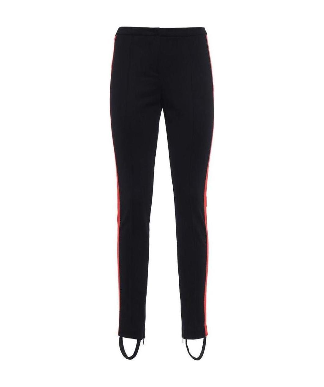 Gucci Technical Side Striped Foot Leggings In Black