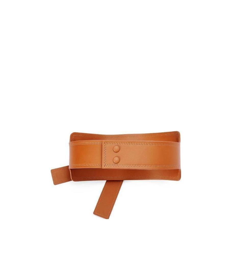 ベルト LOEWE BROWN LEATHER GATE BELT Loewe Gate leather belt - ShopStyle