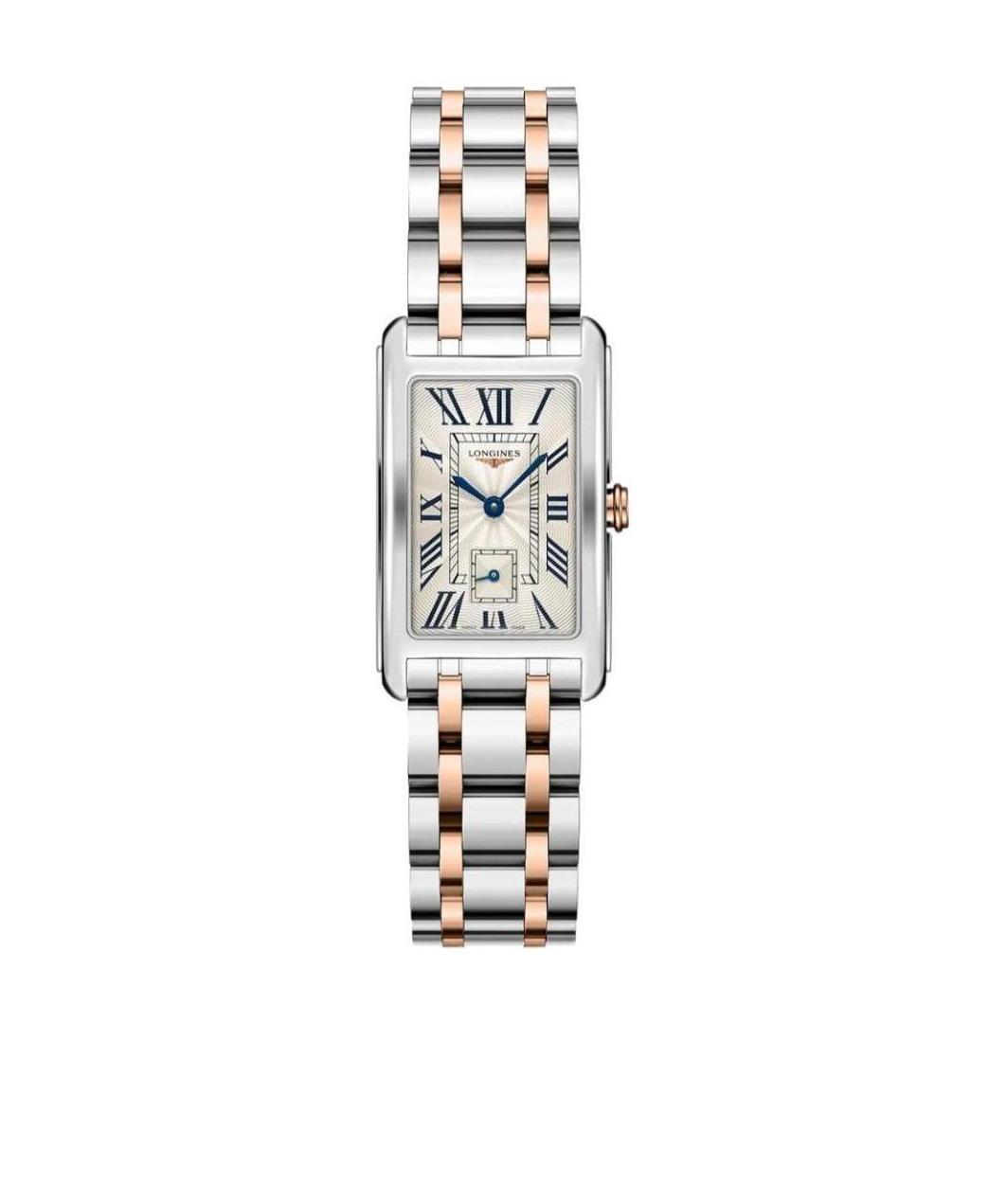 Longines Rectangular Watch In White