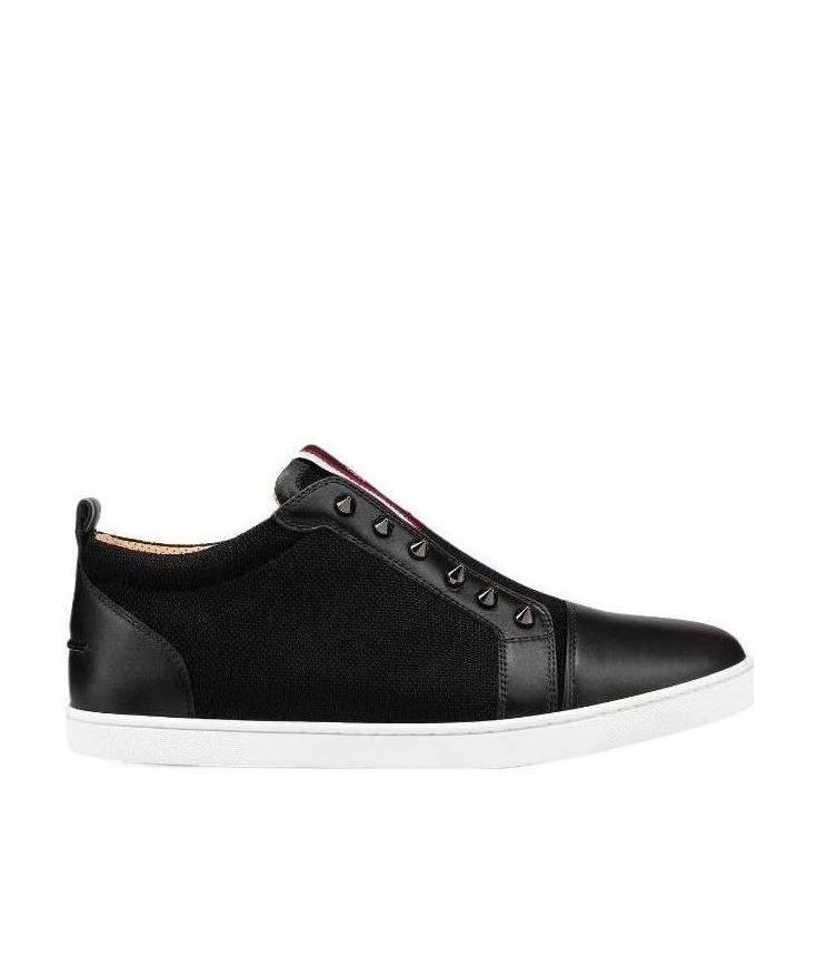 Christian Louboutin F.a.v Fique A Vontade Low Top Sneaker In Black