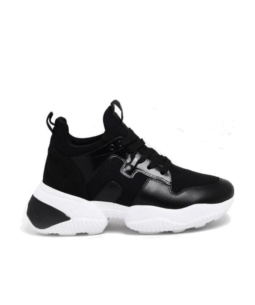 Hogan Interaction Low-top Sneakers In Black