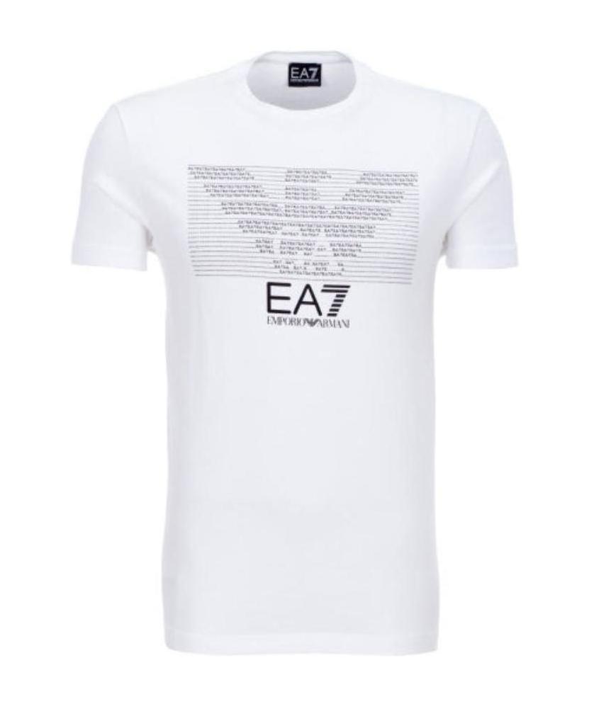 EA7 LOGO ROUND-NECKED T-SHIRT