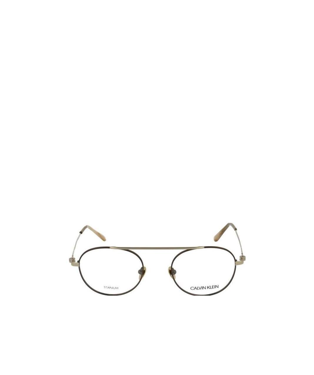 Calvin Klein Logo Flat Mirror In Nude