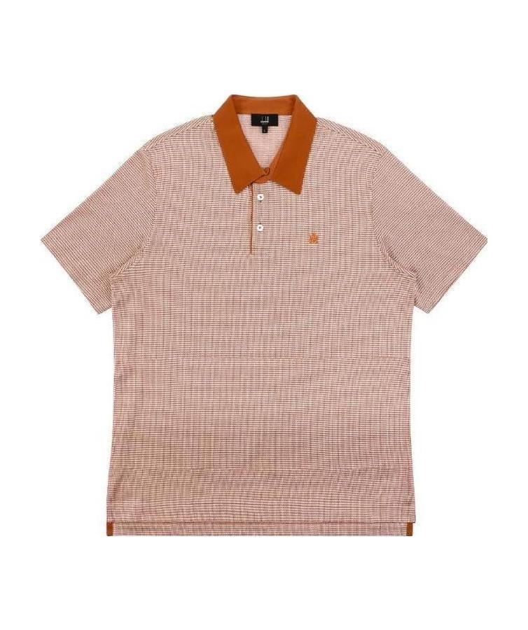 DUNHILL LOGO EMBROIDERED POLO SHIRT 