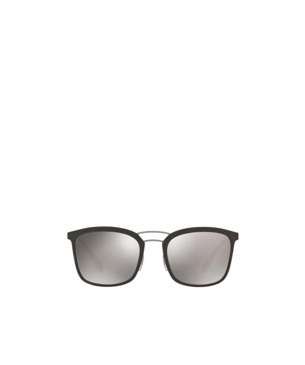 Prada Logo Sunglasses In Gray