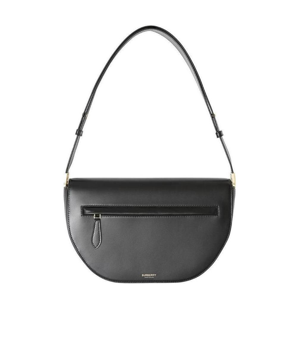 Burberry Medium Olympia Crossbody Bag In Black