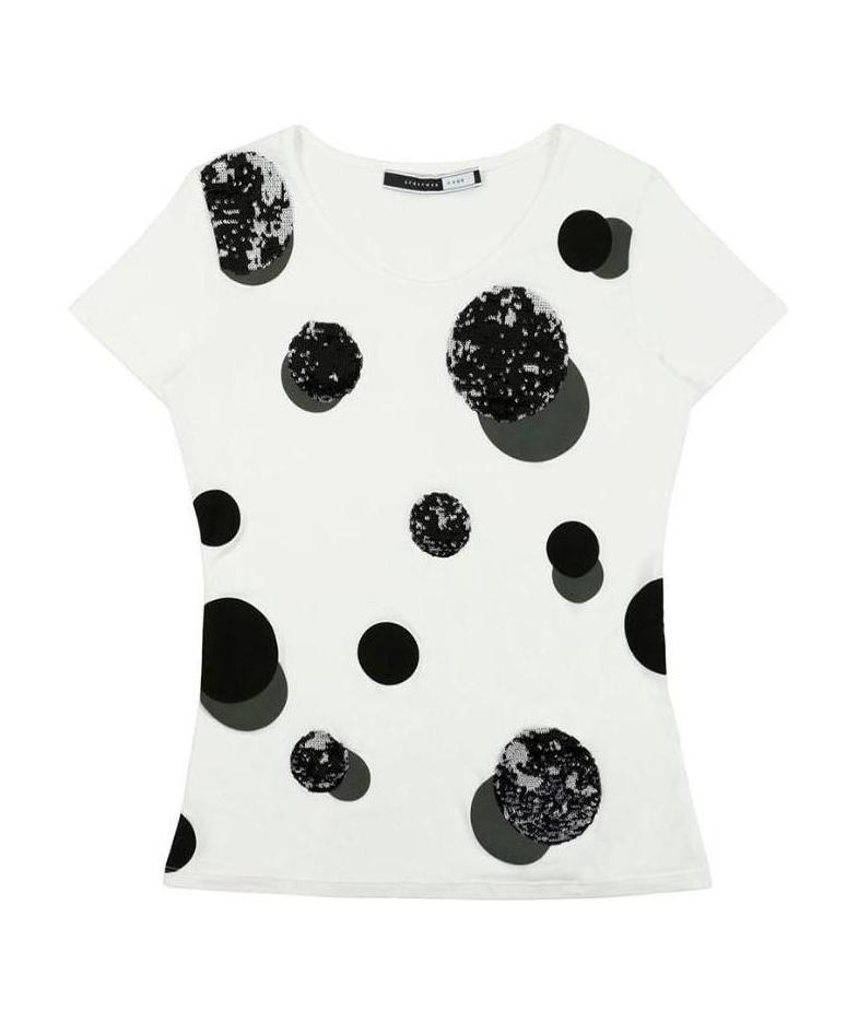 SPORTMAX T-SHIRT WITH ROUND NECK AND SHORT SLEEVES