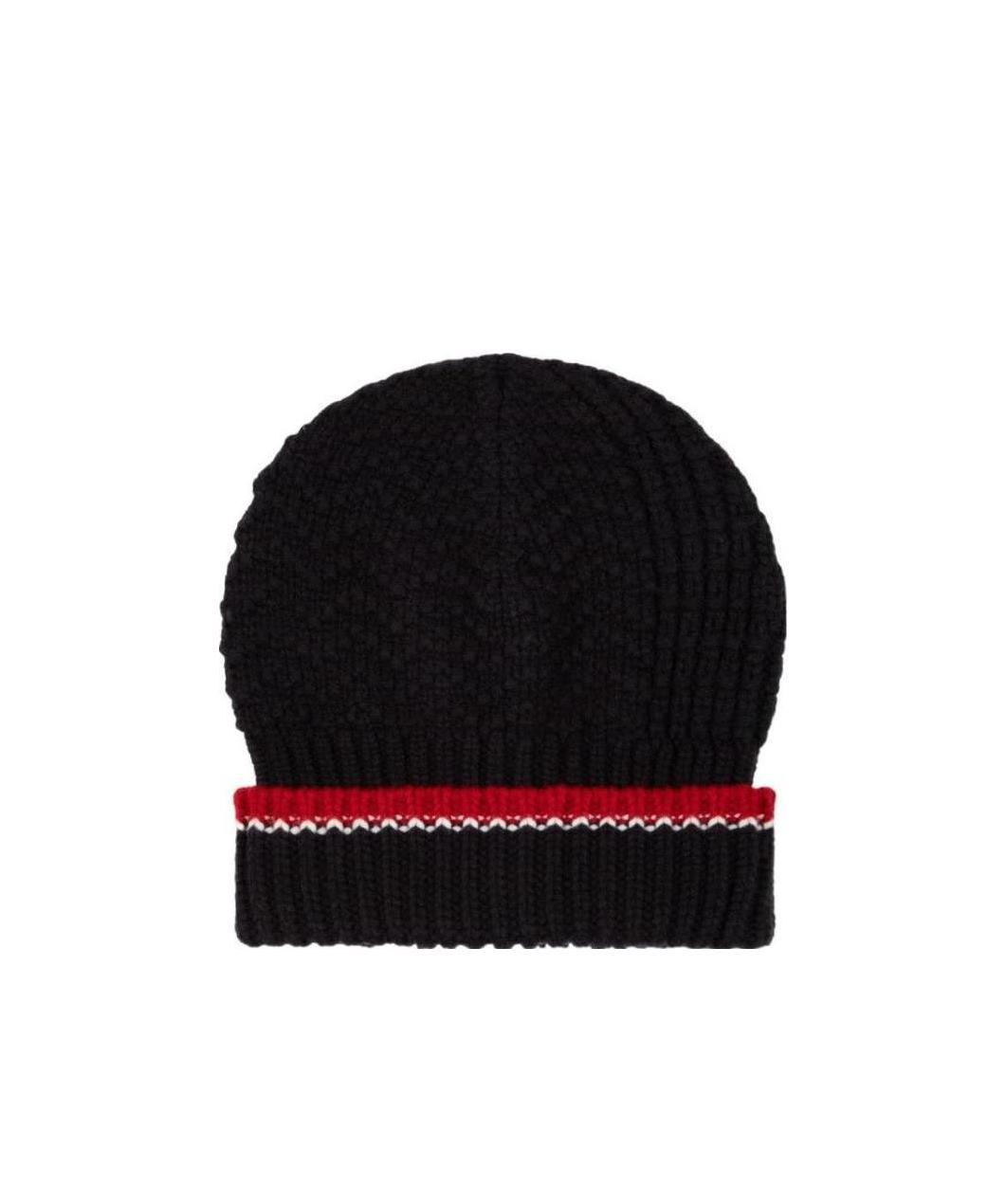 Thom Browne Knitted Merino Beanie Hat In Multicolor