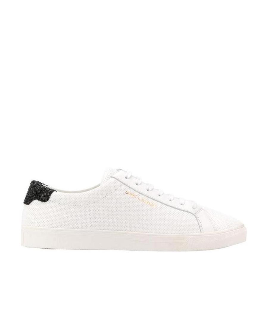 Saint Laurent Low-strapped Casual Sneakers In White