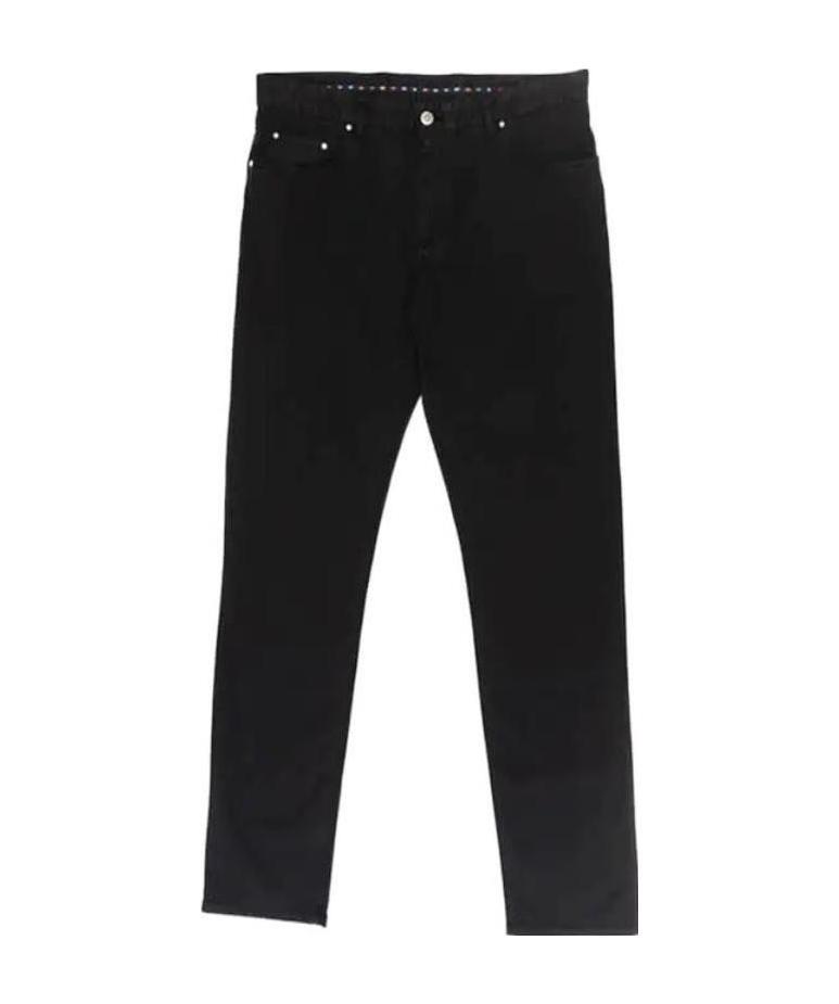 Paul & Shark Five Pockets Slim Casual Pants In Black
