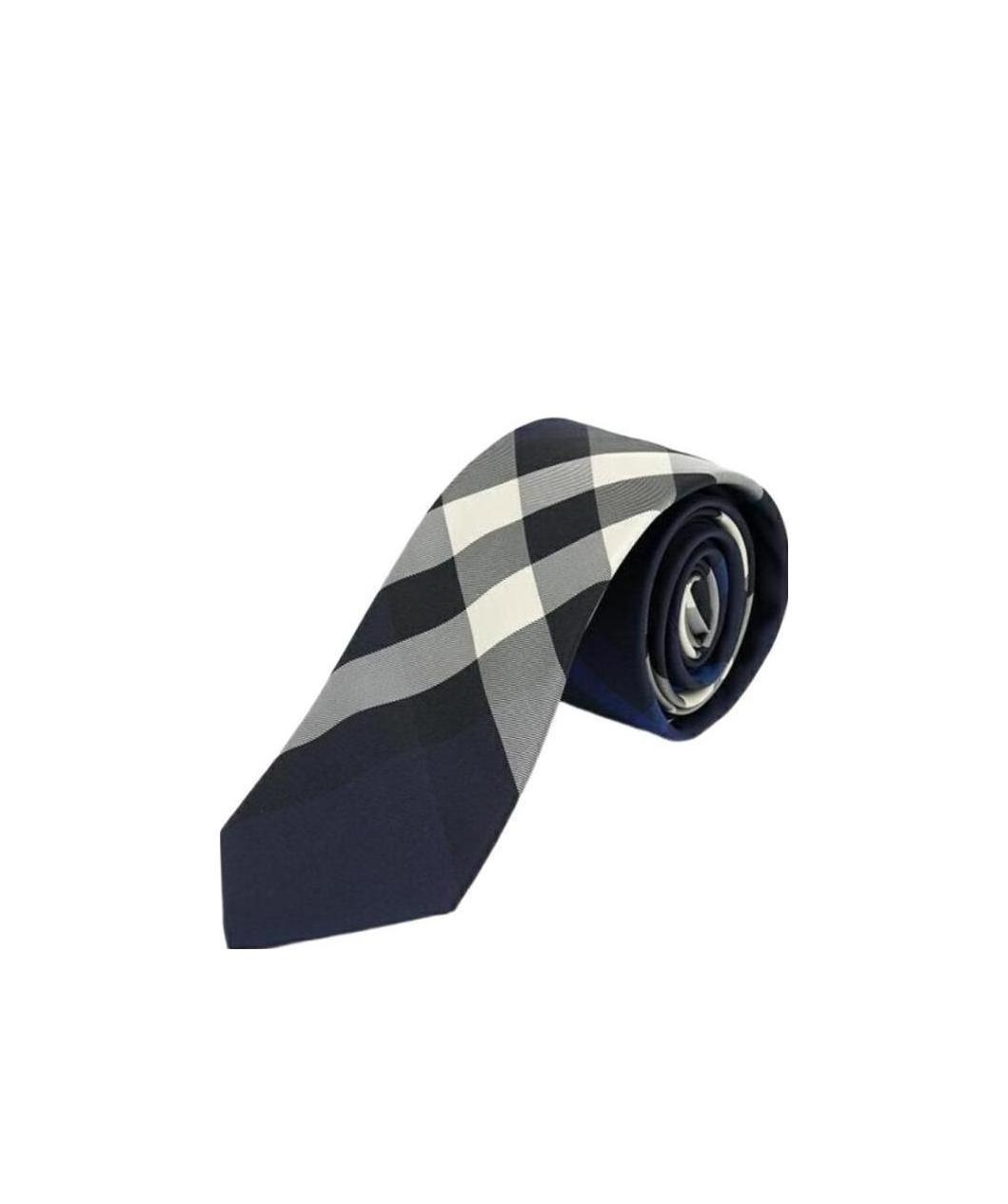 Burberry Classic Cut Check Tie In Black