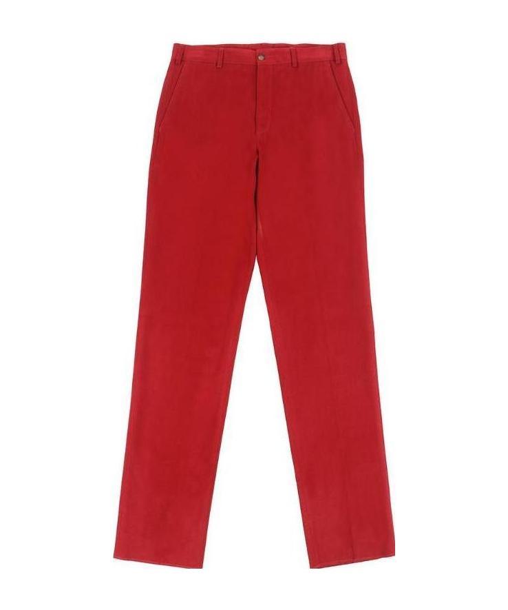 Shop Paul & Shark Straight Casual Pants In Red