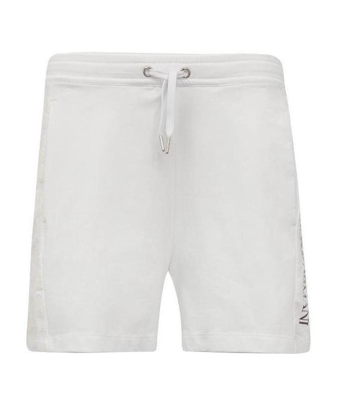 EA7 LOGO PRINTED SPORTS SHORTS 
