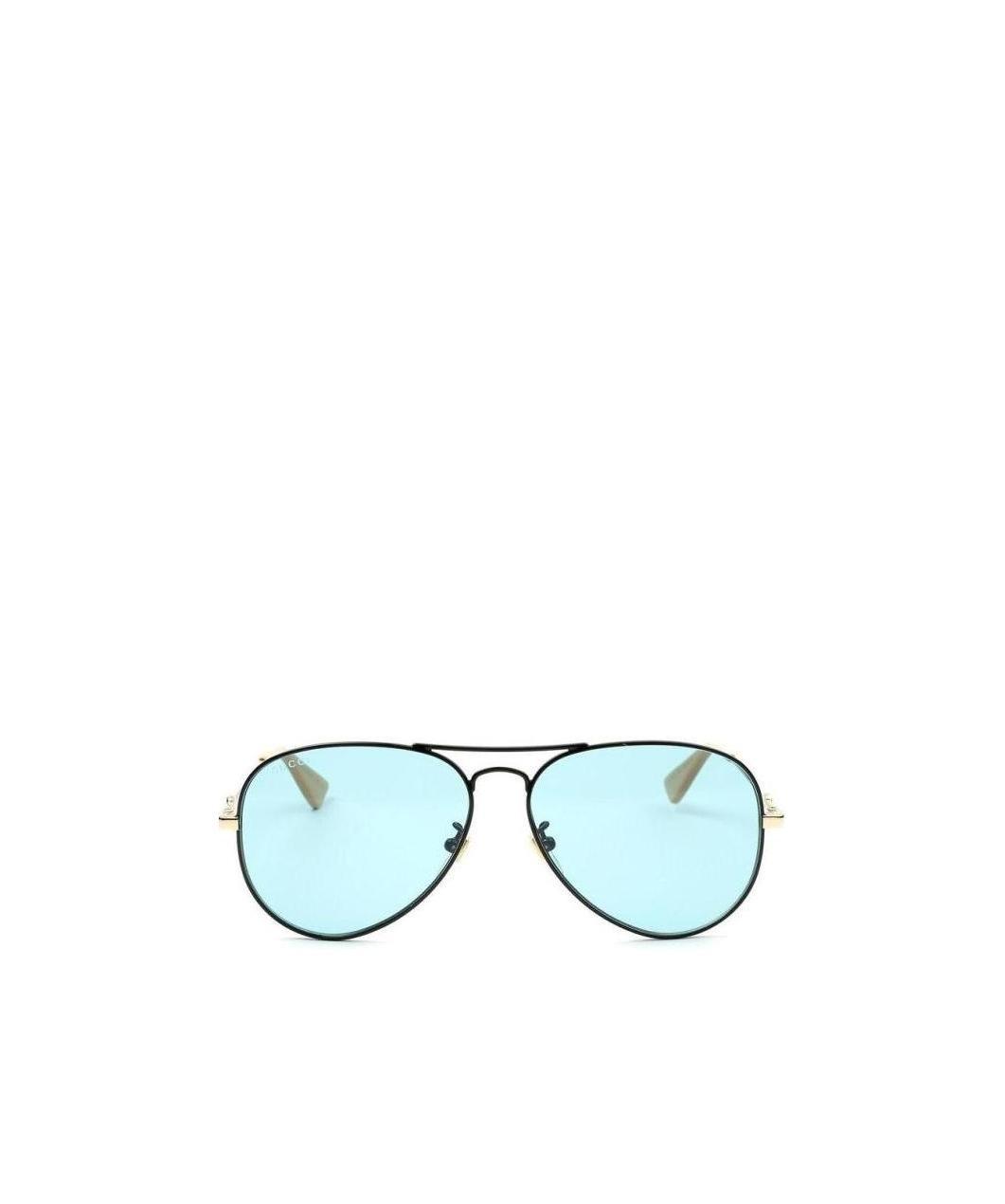 Gucci Pilot Sunglasses In Blue