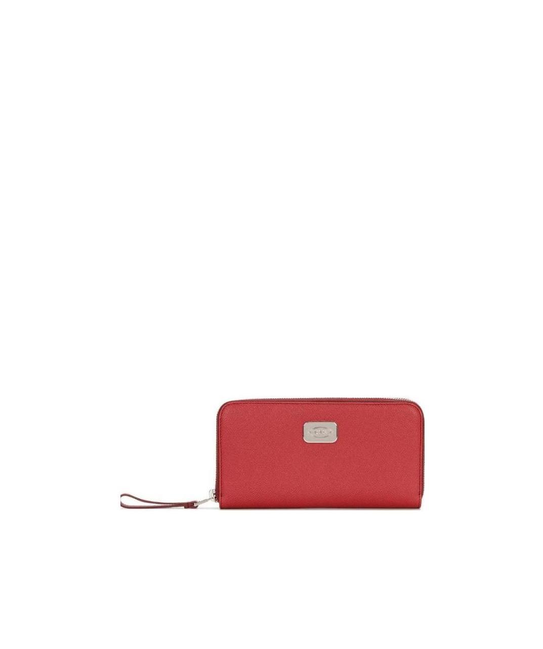 Tod's Logo Sticker Wallet In Brown
