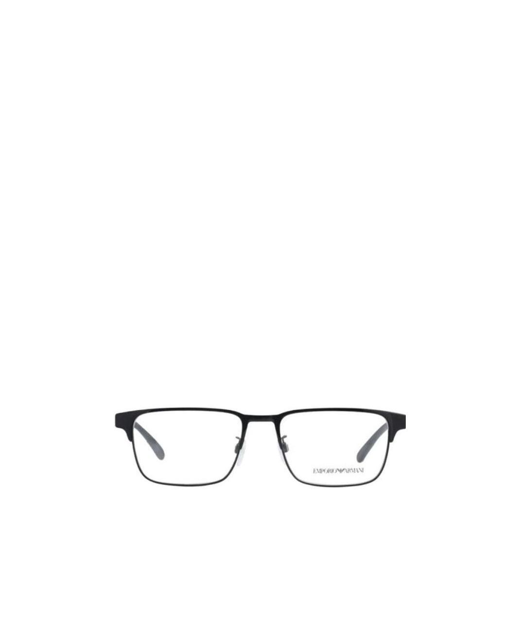 Emporio Armani Frosted Square Frame Flat Mirror In Gray