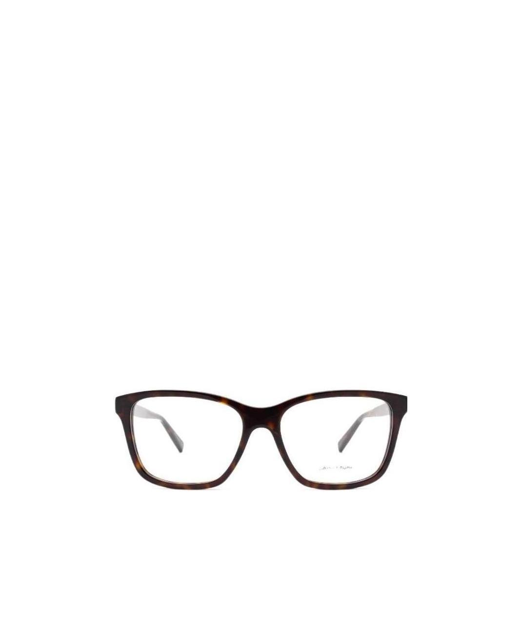 Saint Laurent Square Frame Glasses In Black
