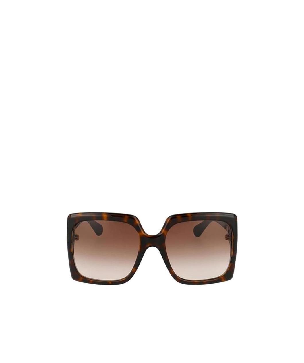 Gucci Tortoiseshell Print Square Sunglasses In Brown